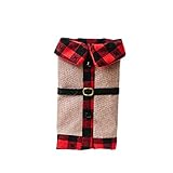 Fácil de usar: puedes ponerlas fácilmente en botellas de vino. En el frío invierno, deja que estas hermosas fundas para botellas decoren tus botellas de vino y mesa. Añade alegría a tu fiesta de Navidad