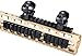 GVN Keymod Aluminum Picatinny Rail Sections,5-Slot 9-Slot 13-Slot Lightweight Rail Section for Keymod Compatible Systems - 3 Pieces (5/9/13 Slot Black)