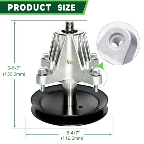 TENGMUJX 918-06991 618-06991 Spindle Assembly Fits 42 Inch Mower Deck Craftsman T1000 T1100 T1200 T1400 T1800 Troy Bilt Pony TB42 TB2246 Huskee LT4200 Lawn Mower Parts by TENGMUJX - Used condition - Image 2