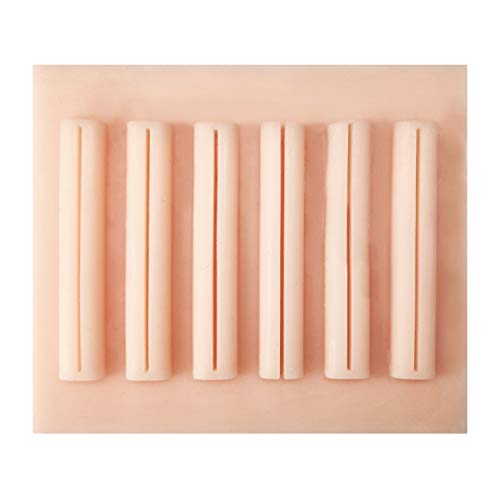 Silicone Soft Tissue Laparoscopic Suture Pad Simulator Practice Kit with Wounds for Doctors,Medical Students,Veterinarians