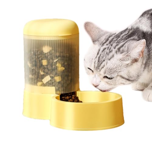 Alimentador de mascotas Automático, alimentadores automáticos para CAT, Dispensador de gato alimentador de alimentación de alimentos automáticos, Tazón de perro pequeño para mascotas desmontables para