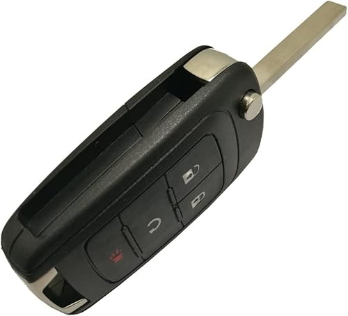 image for Horande Folding Flip Replacement Key fob Cover Case fit for Chevy Mali