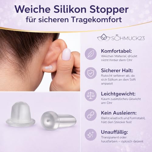 FIVE-D Boucles d'oreilles pour enfant en argent sterling 925 - Dinosaure dinosaure, Argent sterling – vue 8