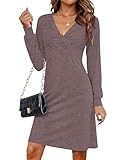 TESSUTO DI ALTA QUALITÀ: questo abito da donna è realizzato in tessuto misto poliestere, rayon e spandex di alta qualità, morbido ed elastico al tatto. Il tessuto è perfettamente drappeggiato e rappresenta la scelta perfetta per un abito da donna casual che unisce comfort e stile