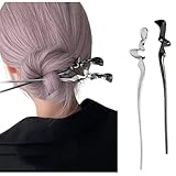 2022 New Hair Stick Abstract Minimalist Irregular Hair Sticks for Buns Punk Metal Hair Chopsticks Chinese Hairpin Hair Accessories for Women