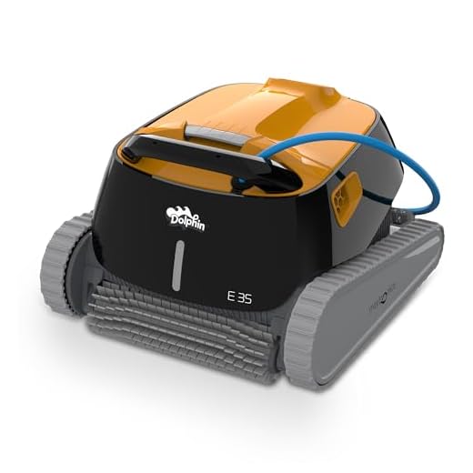 Dolphin E35 Automatischer Poolreiniger Poolroboter mit Kabel - Boden und Wandreinigung - Ultrafeine Filtrierung, Eingelassene Pools bis zu 12 m