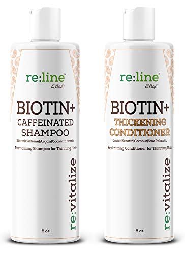 Biotin Dht Blocker Shampoo And Conditioner For Hair Growth Men Women Hair Loss Treatment - Caffeine Shampoo With Biotin For Hair Growth - Volume Shampoo Conditioner For Fine Hair Thickening Shampoo #TOP1