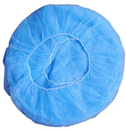 Medical Nation 21" Disposable Bouffant Caps Hair Net | Case Of 1000, Blue | Non-Woven, Non-Pleated Hairnets | Perfect For Medical, Labs, Nurse, Tattoo, Food Service, Hospital, Cooking - Size 21" Blue #TOP1