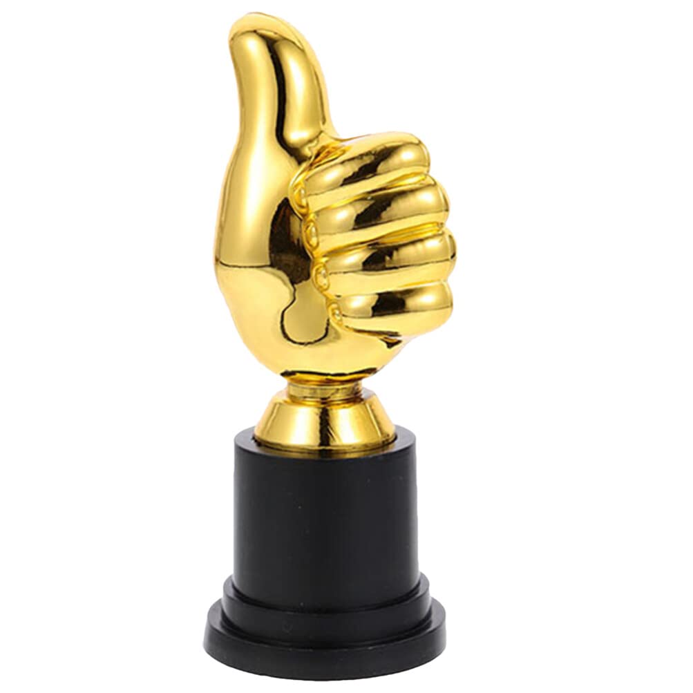 Trophée Pouce Levé Laroal – Sculpture Bureau – Pour Récompense Sport, Jeux, Fête – Design Humoristique En Plastique