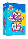 Shape & Colour Flashcards for Ages 3-5 (CGP Reception Activity Books and Cards)