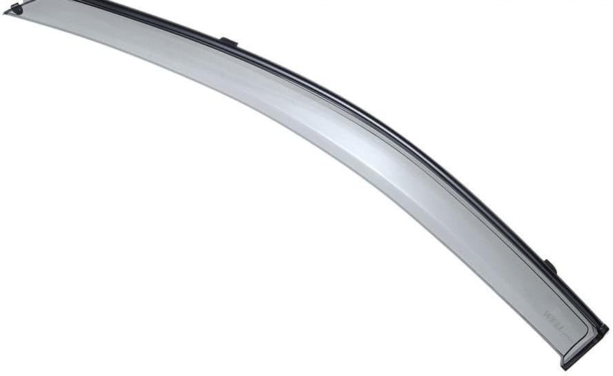 WellVisors Window Visors Wind Deflectors Compatible with Hyundai Santa Fe 2007-2012 with Black Trim Rain Guards 3-847HY002