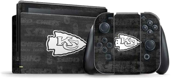 Skinit Decal Gaming Skin Compatible with Nintendo Switch Bundle - Officially Licensed NFL Kansas City Chiefs Design