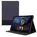 Produktbild kwmobile Hülle kompatibel mit Huawei MediaPad M5 Lite 10 - Slim Tablet Cover Case Schutzhülle mit Ständer Dunkelblau Schwarz