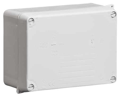 Image of Wiska 816LH WIB 2 Grey ABS Weatherproof Enclosure Box 160x120x70mm