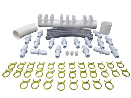 Manifold Hot Tub Spa Part 16 3/4" Outlets with Coupler Kit Video How to