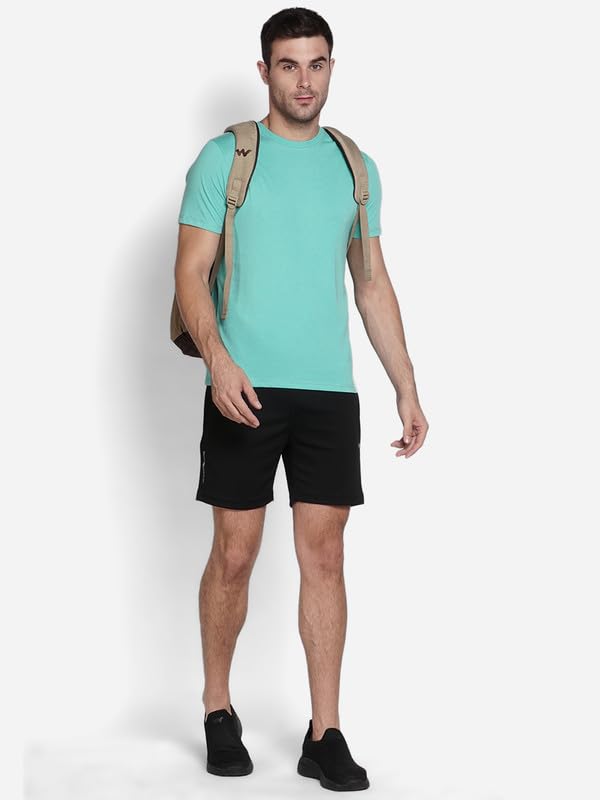 Image of Wildcraft Men's Solid Regular Fit Polo Shirt