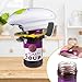 Electric Jar Opener, Restaurant Automatic Jar Opener for Seniors with Arthritis, Weak Hands, Hands Free Bottle Opener