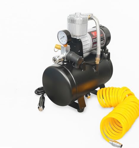 Compressore d'Aria 12V Serbatoio 3L Sistema di Compressione per Tromba