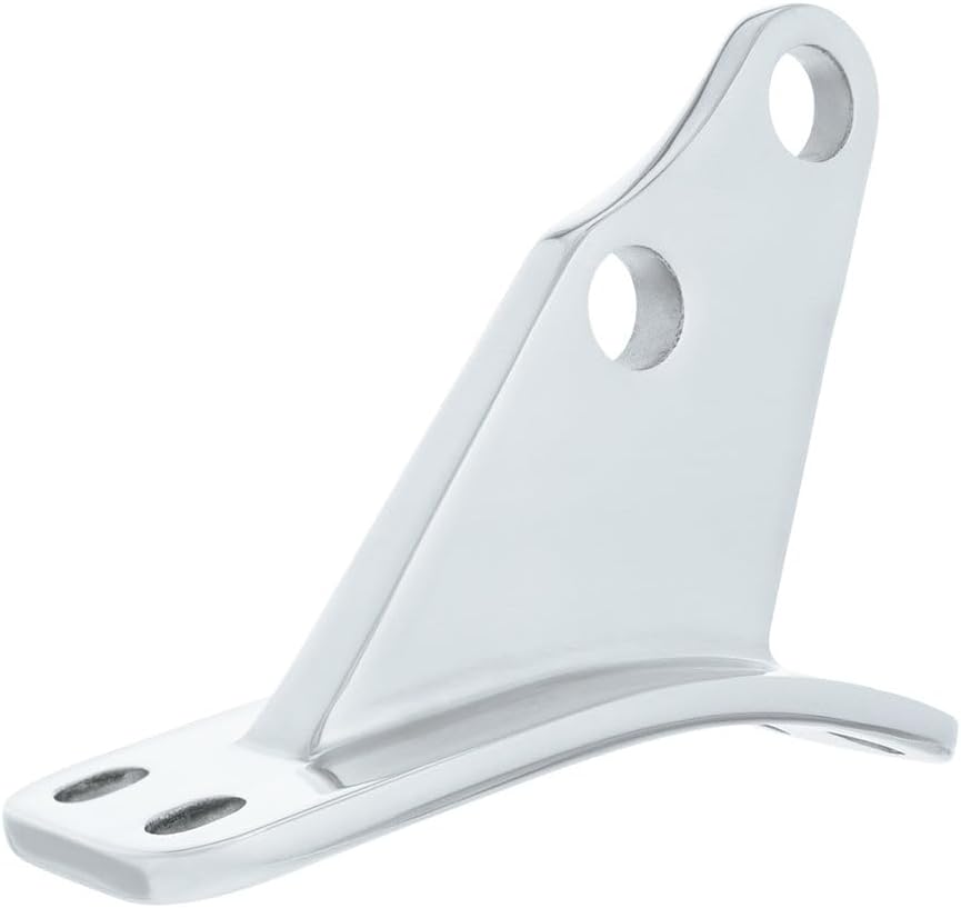 CTW Heavy-Duty Stainless Steel Lower Angled Exhaust Bracket, Fits Select Peterbilt Trucks