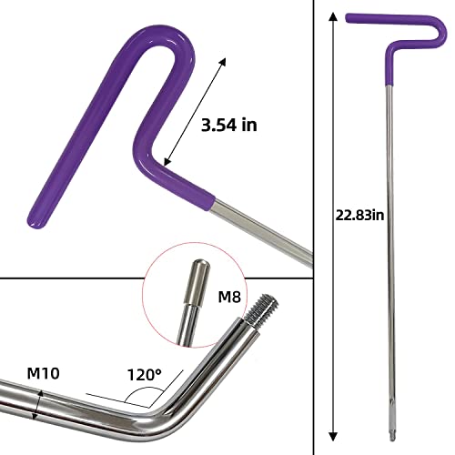 Cygoods 22 Pcs Car Dent Repair Rods, Hard Spring Steel Dent Rods, Dent Repair Tools, Professional Hail Dent Removal Tool For Minor Dents, Door Dings,Hail Damage,Linear Dent And Large Dent #TOP3