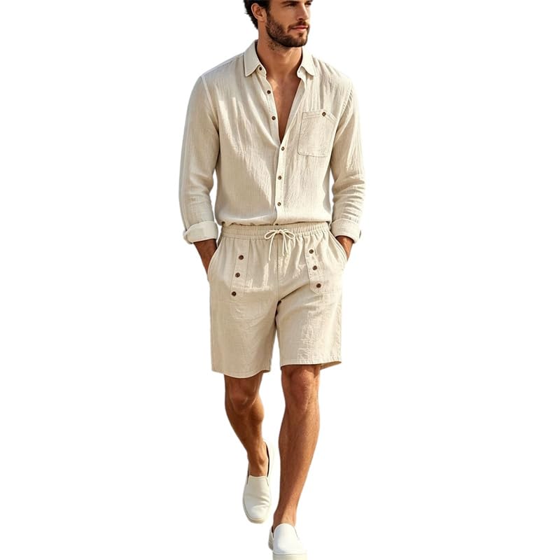 Cárdigan suelto de manga larga para hombre ideal para tardes de relax