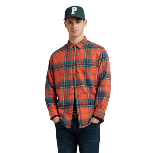 Image of Pepe Jeans Men's Regular Fit Full Sleeve Checkered Cotton Casual Shirt | Check Shirt for Man | Smart & Stylish | Multiple Styles | Mens Casual Shirts
