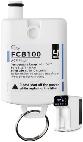 iSpring FCB100 Replacement Filter for RCD100 Countertop Reverse Osmosis System, Post Carbon Filter, Replacement Cycle: Up to 12 Months image 2