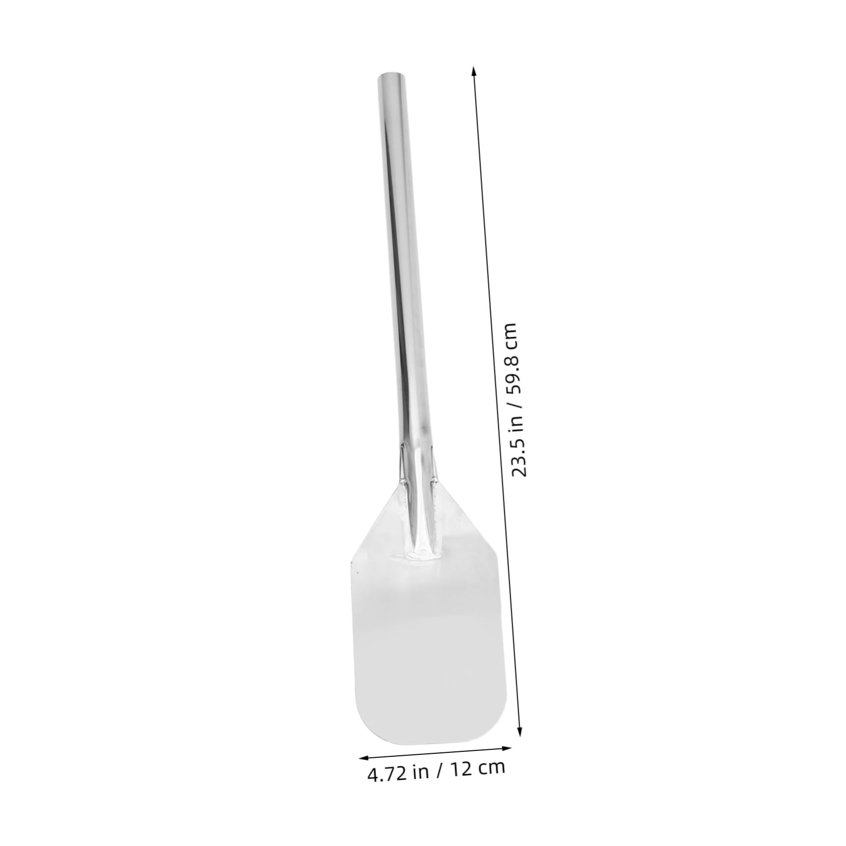 Paleta Mango Largo Mezcladora de 24 Pulgadas de Acero Inoxidable para Cocina Profesional y Elaboración de Cerveza, para Grandes Lotes y Fermentación