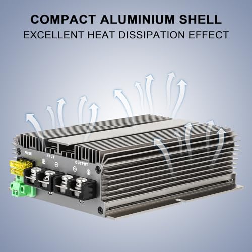 HOMELYLIFE 600W High Power Voltage Reducer DC 48V 60V 72V Step Down to DC 12V 50A Buck Converter Waterproof Module Car Truck Power Regulator Transformer
