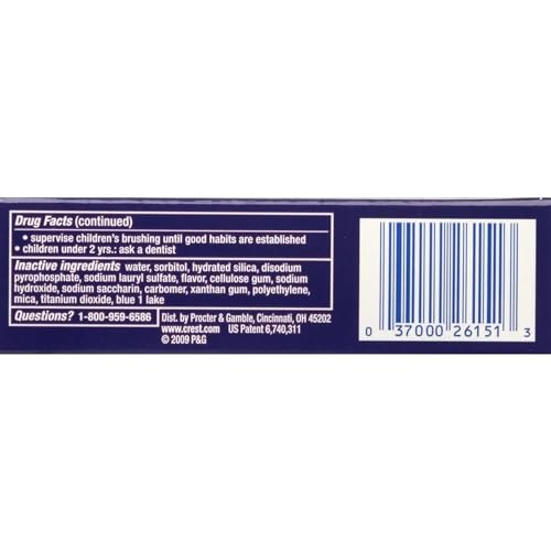 Crest Dentifrice 24g 3D White Radiant Menthe 24,1 ml 1 Pièce