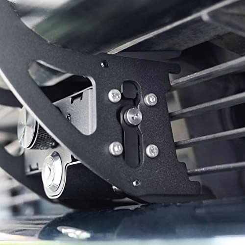 No Drill Front License Plate Holder For Tesla Model Y, Toolless Install With Anti-Theft Features, No Adhesives Aluminum License Plate Bracket Mounting Kit (Model Y 2020-2023) #TOP2