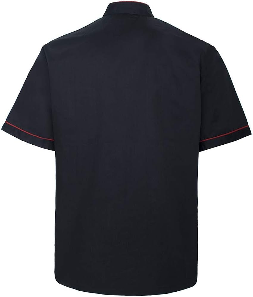 TOPTIE Unisex Short Sleeve Chef Coat Jacket: Clothing, Shoes & Jewelry