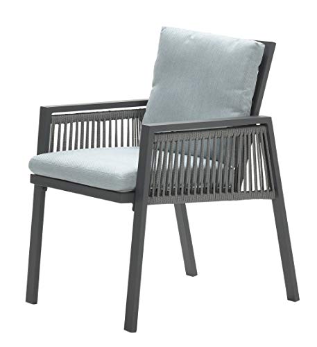 Garden Impressions Luxe aluminium Rope diningstoel Andrea, inclusief waterafstotende kussens