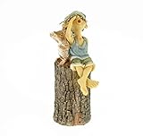 kobold figur kreuzworträtsel Material: Polyresin Joh. Vogler GmbH Duett Pixie und Maus singen zusammen 12 cm Figur Zwerg Kobold Fee Fabelwesen Gnom