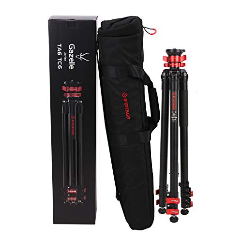 Ifootage 65" Aluminum Camera Tripod, Professional Video Tripod 3 Sections With Centre Pole, Compatible With Canon, Nikon, Sony Dslr Camcorder Video Photography, Max Load 13.2 Lbs - Ta6S #TOP6