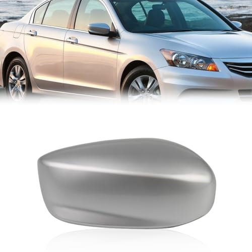 VANKUB Mirror Cover Caps Trims for for Hon-da Accord 2008 2009 2010 2011 2012, Mirror Cover Horn Clip-on Right Passenger Side（Chrome）