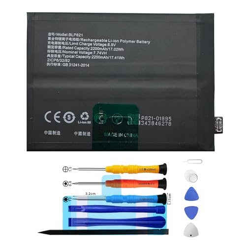 Vvuilsty BLP821 Battery for OnePlus 9 LE2113/LE2117/LE2115