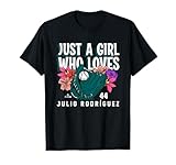 Just A Girl Who Loves Julio Rodriguez Seattle MLBPA T-Shirt