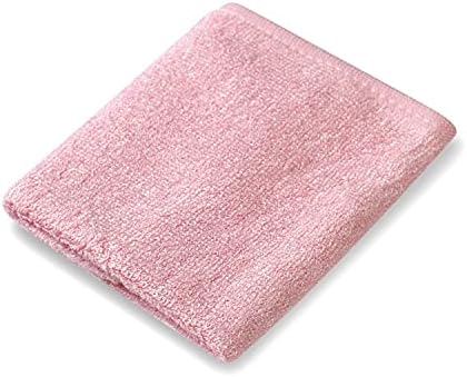 TAKEFU 100% Bamboo Rayon, Washcloths, Face Towel, Pink, 9" x 9" Deodorizing, Water Absorption, Hypoallergenic, Healing Fiber (Imported from Japan)