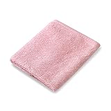 TAKEFU 100% Bamboo Rayon, Washcloths, Face Towel, Pink, 9" x 9" Deodorizing, Water Absorption, Hypoa