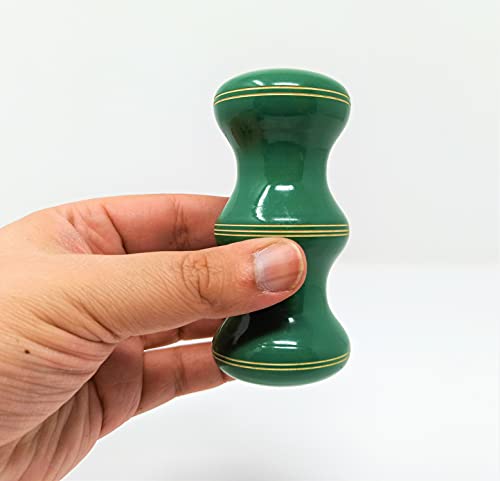 Image of A&A Kreative Wooden Jumbo Rattle Handcrafted for Toddler Kids Children (Little Dumbbell)