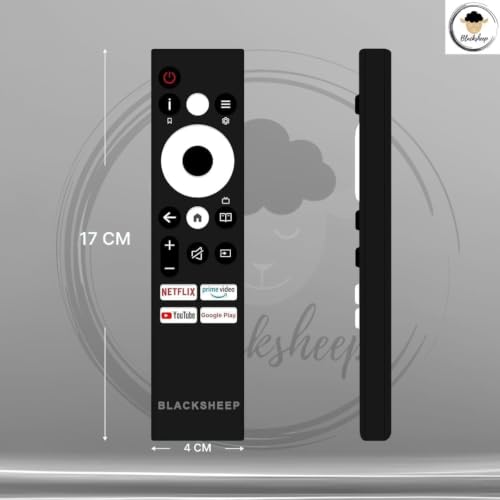 Image of BLACKSHEEP Compatible with Thomson Google Tv Remote Phoenix Series Original Model 50OPMAXGT9020 55OPMAXGT9030 65OPMAX9033 43OPMAX9099 50OPMAX9077 55OPMAX9055 Suitable 43 50 55 65 75 Inch