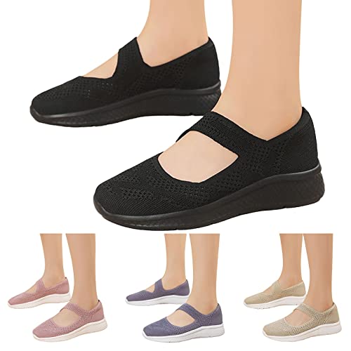 Chaussures de jogging légères blanches pour femme pour marcher sans contrainte