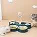 DRAGONRUN 4 in 1 Dogs Feeders Automatic Cats Food Water Bowl Food Waterer Double Large Capacity Double Bowl Pet Supplies