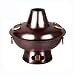 Olla Caliente De Cobre Hervida Con Carbón Chino, Olla De Sopa Multifuncional, Sartén Anti-freír De Cobre, Olla Caliente Picante Para Fiestas Grupales Freidoras fondue ( Color : B , Size : 36*36cm )