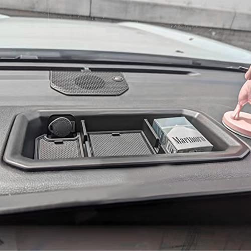 JDMCAR Dashboard Tray Compatible with 2022 2023 2024 2025 2026 Tundra Accessories and 2023-2026 Sequoia Dash Panel Center Console Table Storage Organizer with Anti-Slip Backing Liner by JDMCAR - Image 6