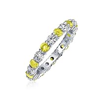 Algopix Similar Product 4 - Cubic Zirconia Yellow White Alternating