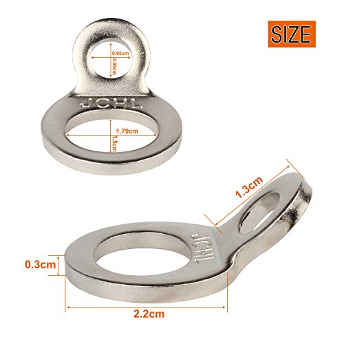 JCHL Aço Inoxidável Multiuso Laços Âncoras de Amarrar Ganchos para Bicicleta Suja para Motocicleta D