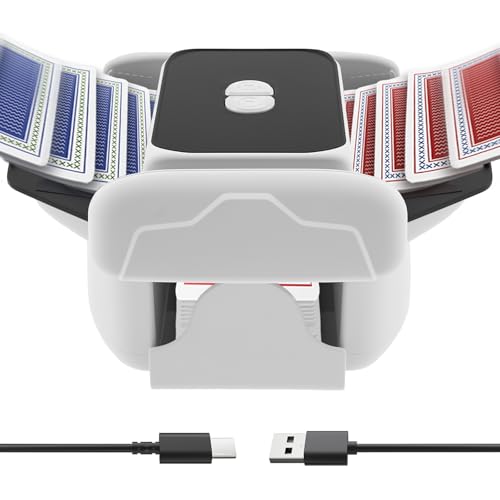 VAVPUP Automatic Card Shuffler - One-Press AUTO & Manual Mod
