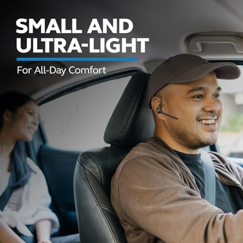 BlueParrott M300‑XT SE Mono Bluetooth Wireless Headset, 80% Noise Cancelling Open‑Ear Earpiece for Everyday Driving and Work Calls, Compact with IP54 Protection, 14 Hours Talk Time, Black by BlueParrott - Image 5